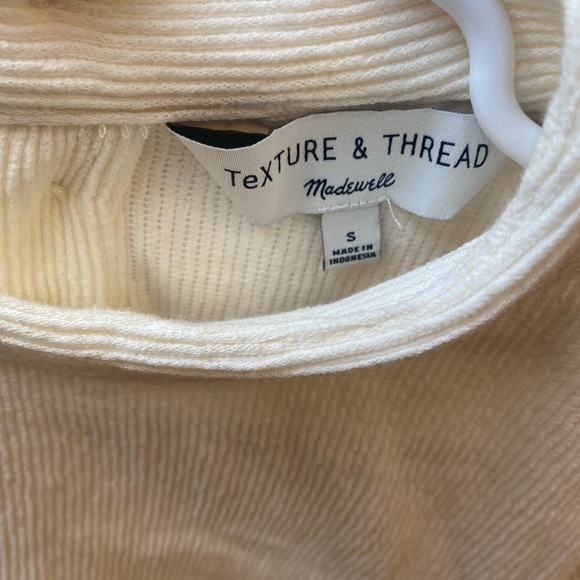 Madewell Texture & Thread Cream long sleeve top - Picture 7 of 8